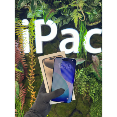 Apple iPhone 15 Pro Max 256 Gb Natural Titanium (Серый) Nano-Sim + eSim б/у