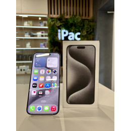 Apple iPhone 15 Pro Max 256 Gb White Titanium (Серый) Nano-Sim + eSim б/у