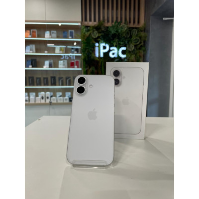  Apple iPhone 16 128Gb White (Белый) Nano-sim + eSim б/у