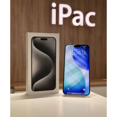 Apple iPhone 15 Pro Max 256Gb White Titanium (Белый титан) Nano-sim + eSim б/у