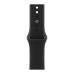 Apple Watch Series 12, 46мм, Black (черный), спортивный браслет черного цвета